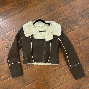 Brown Shearling Coat